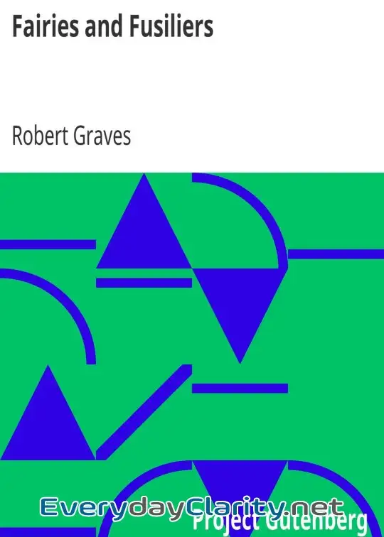 Book cover: Fairies And Fusiliers