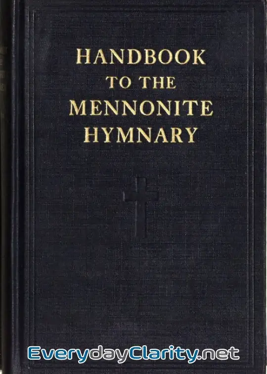 Book cover: Handbook To The Mennonite Hymnary