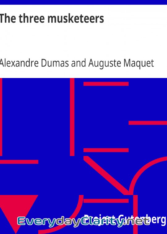 Book cover: The Three Musketeers