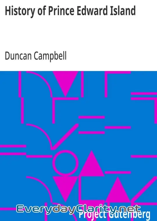 Book cover: History Of Prince Edward Island