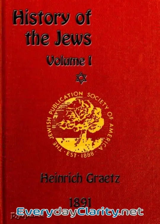 Book cover: History Of The Jews, Vol. 1 (Of 6)