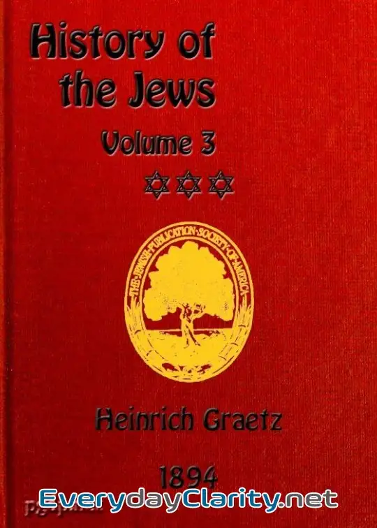 Book cover: History Of The Jews, Vol. 3 (Of 6)