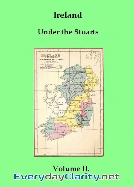 Book cover: Ireland Under The Stuarts And During The Interregnum, Vol. 2 (Of 3), 1642-1660