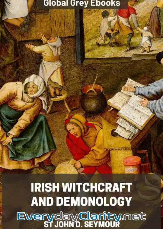 Book cover: Irish Witchcraft And Demonology