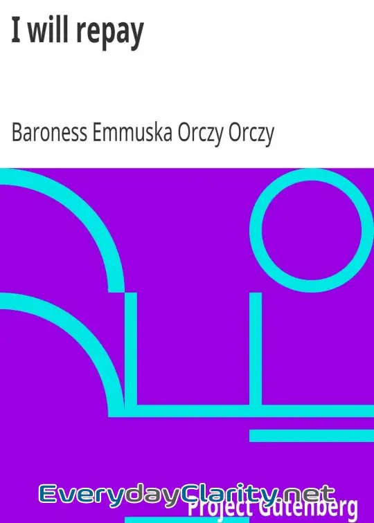 Book cover: I Will Repay