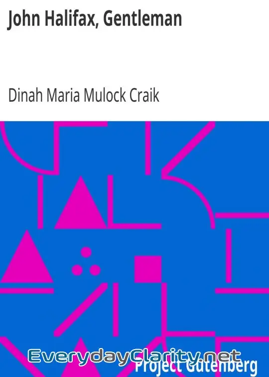 Book cover: John Halifax, Gentleman