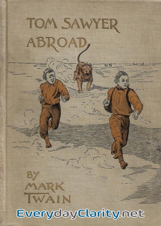 Book cover: Tom Sawyer Abroad