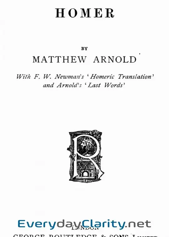 Book cover: On Translating Homer