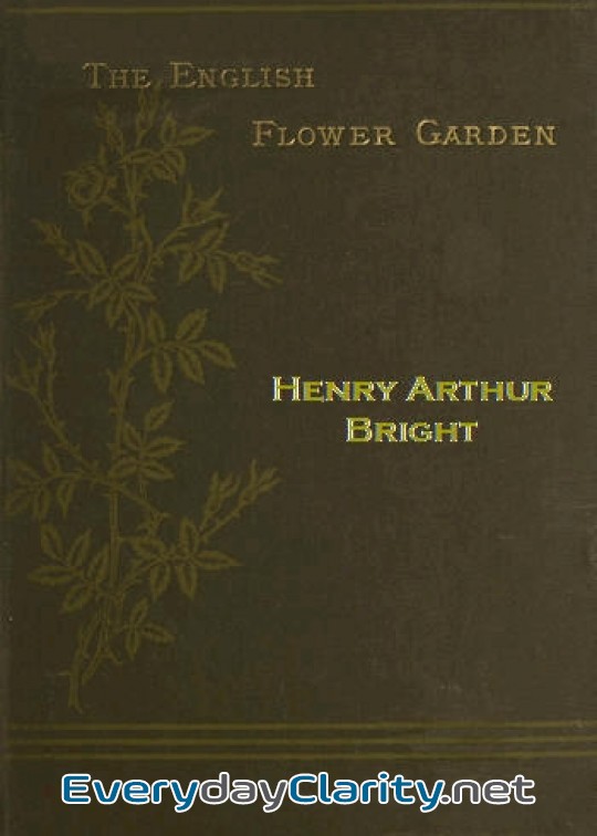 Book cover: The English Flower Garden . With Illustrative Notes