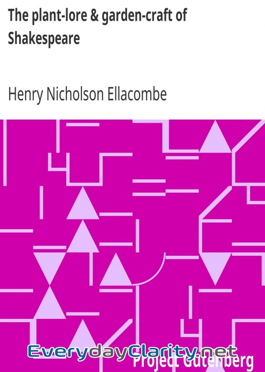 Book cover: The Plant-Lore & Garden-Craft Of Shakespeare