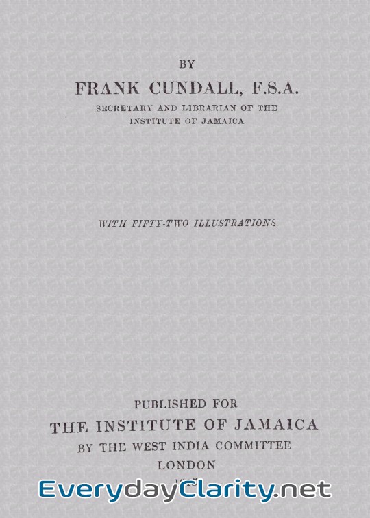 Book cover: Historic Jamaica
