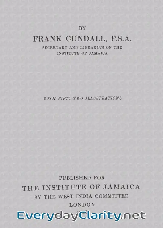 Book cover: Historic Jamaica