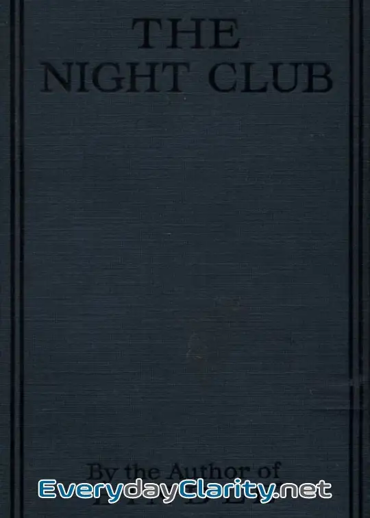 Book cover: The Night Club