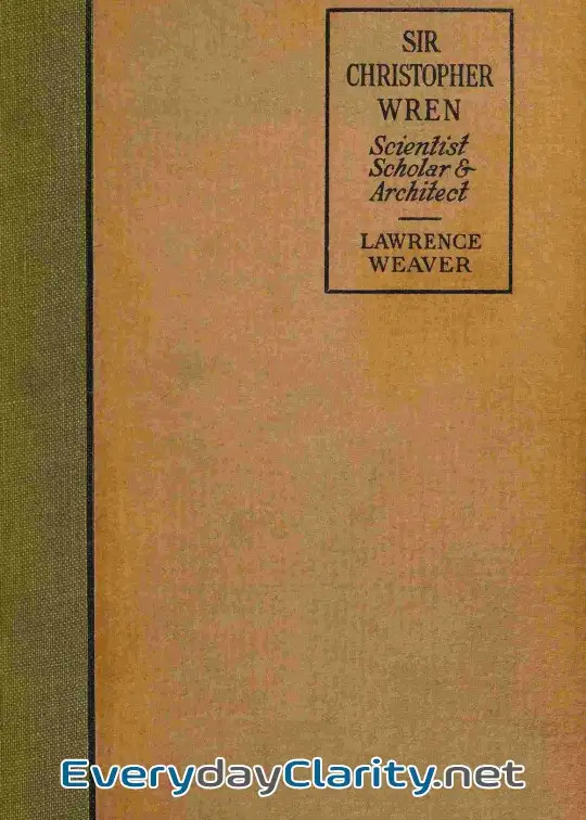 Book cover: Sir Christopher Wren