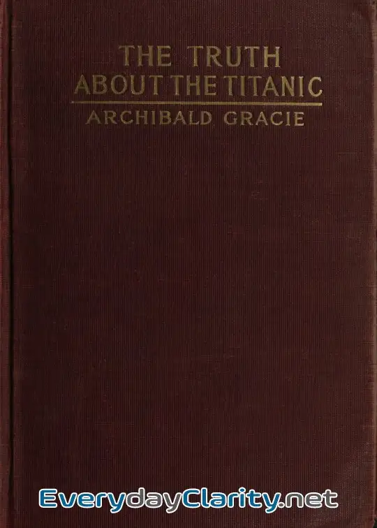 Book cover: The Truth About The Titanic