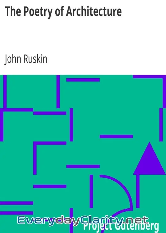 Book cover: The Poetry Of Architecture . Or, The Architecture Of The Nations Of Europe Considered In I