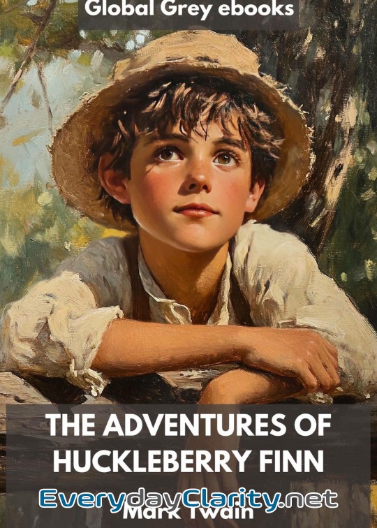 Book cover: Adventures Of Huckleberry Finn
