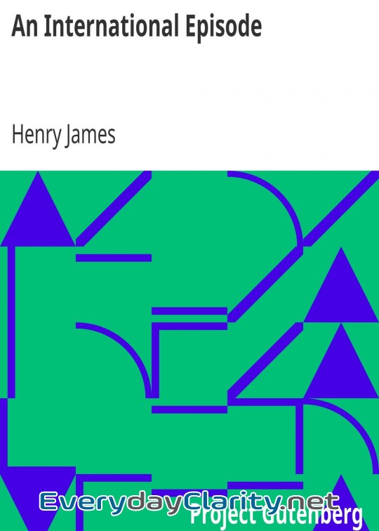 Book cover: An International Episode