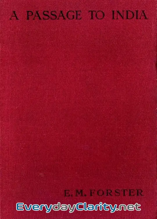 Book cover: A Passage To India