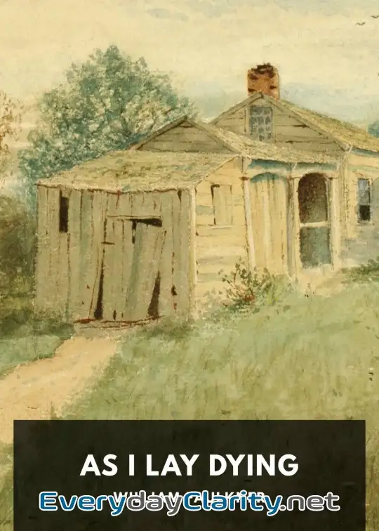 Book cover: As I Lay Dying