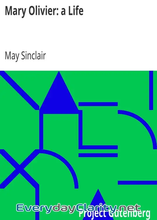 Book cover: Mary Olivier. A Life