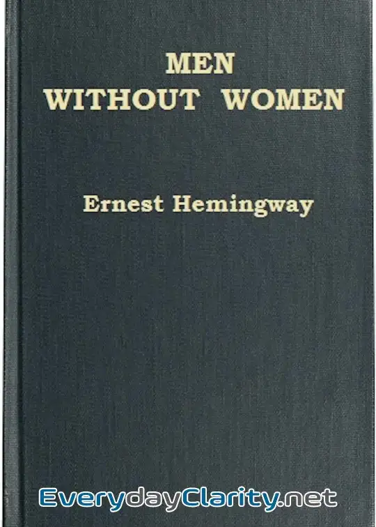 Book cover: Men Without Women