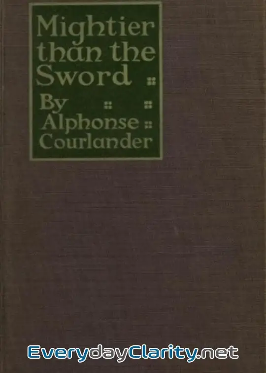 Book cover: Mightier Than The Sword