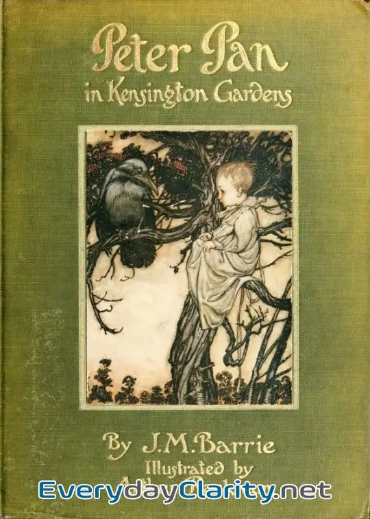 Book cover: Peter Pan In Kensington Gardens