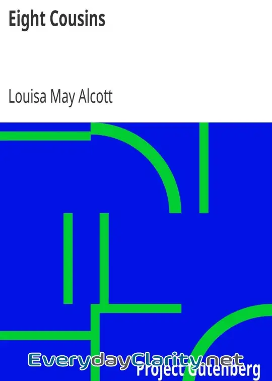 Book cover: Eight Cousins