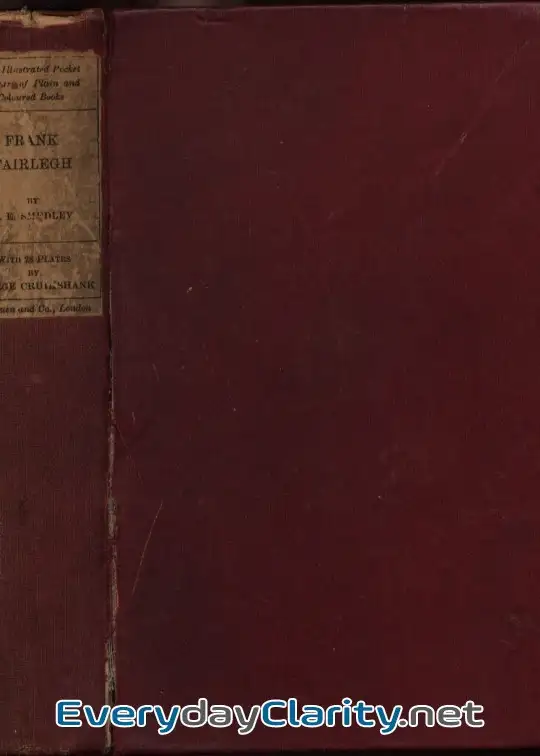Book cover: Frank Fairlegh. Scenes From The Life Of A Private Pupil
