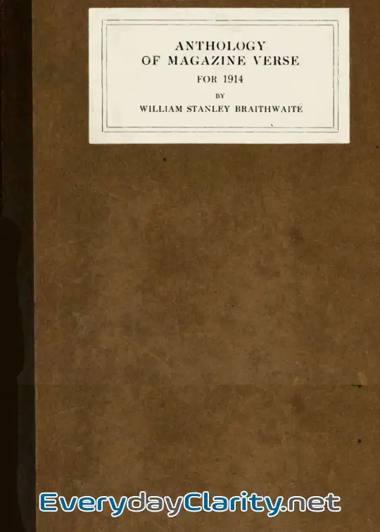 Book cover: Anthology Of Magazine Verse For 1914