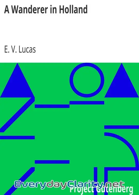 Book cover: A Wanderer In Holland