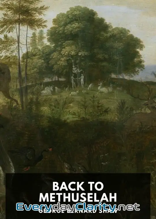 Book cover: Back To Methuselah