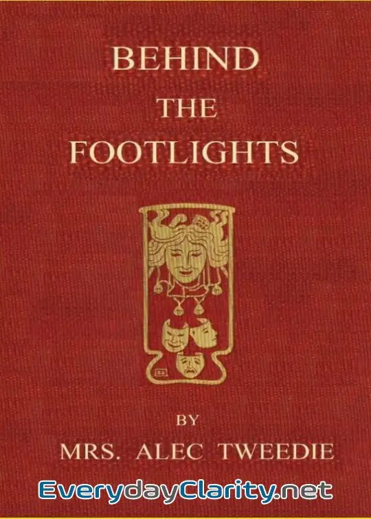 Book cover: Behind The Footlights
