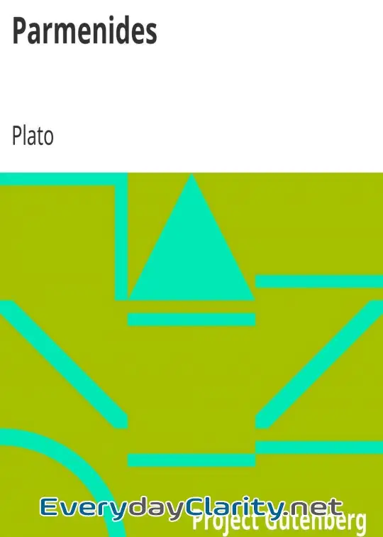 Book cover: Parmenides