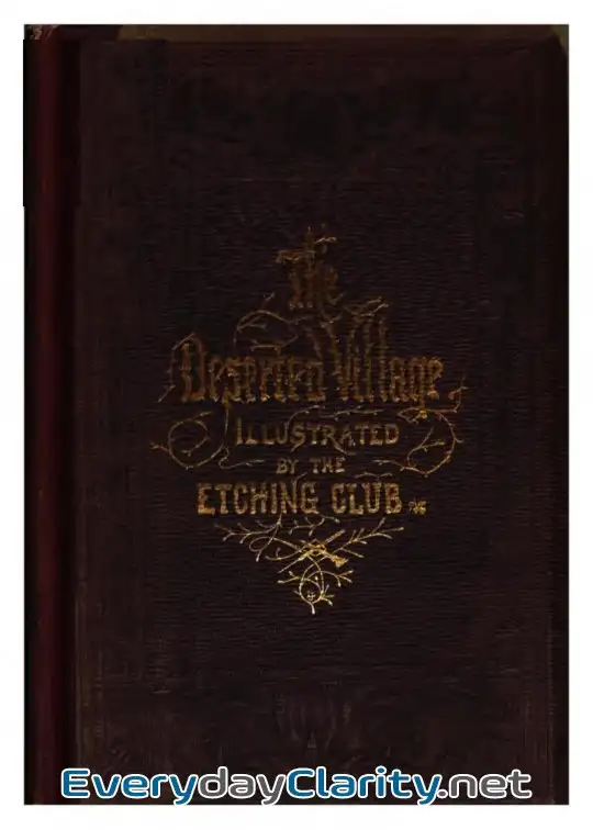 Book cover: The Deserted Village