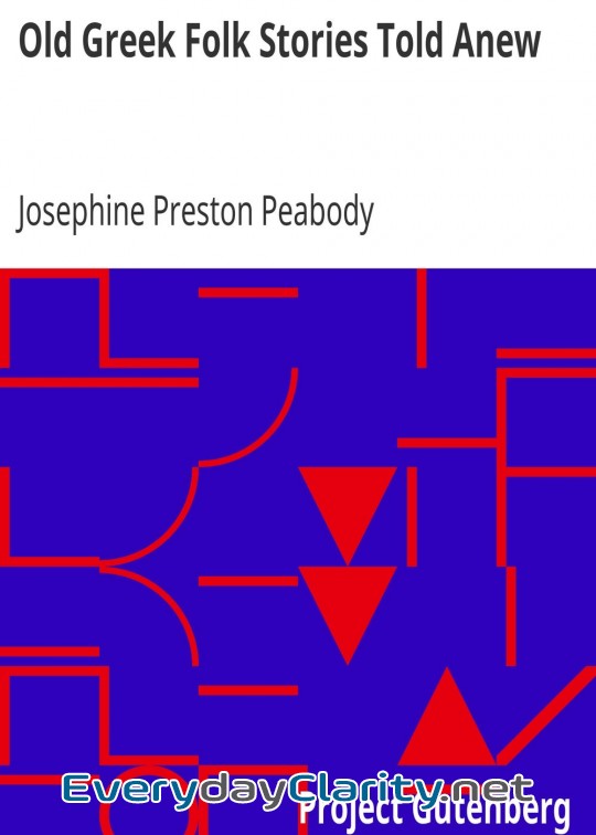 Book cover: Old Greek Folk Stories Told Anew