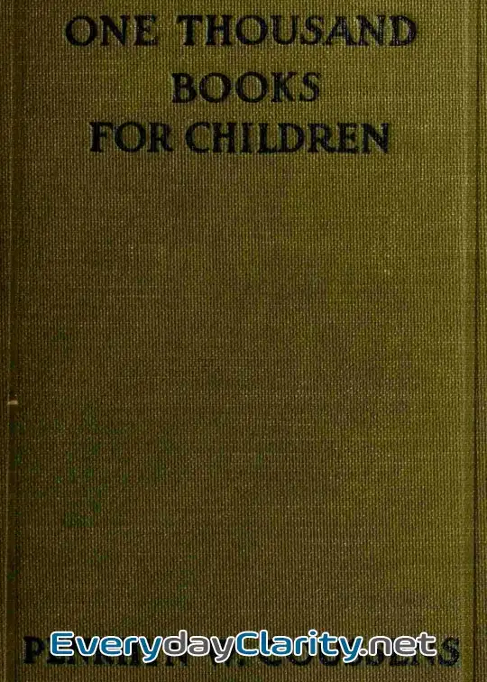 Book cover: One Thousand Books For Children