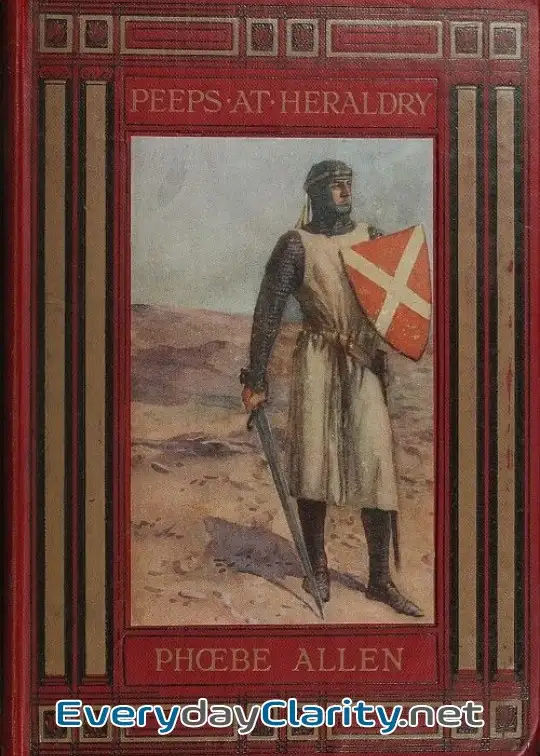 Book cover: Peeps At Heraldry