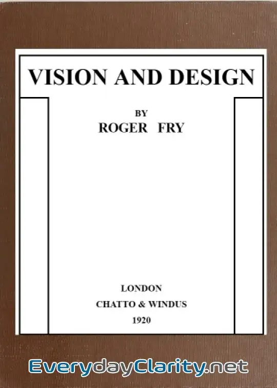 Book cover: Vision And Design