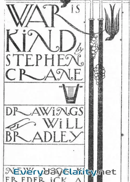 Book cover: War Is Kind