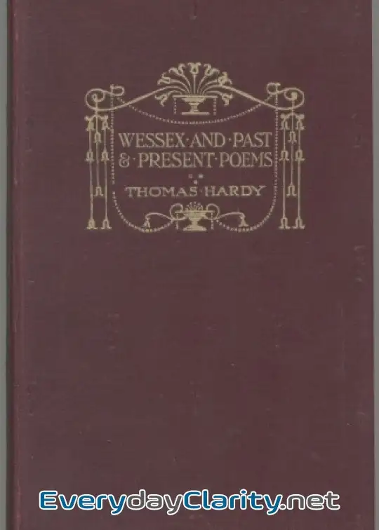 Book cover: Wessex Poems And Other Verses