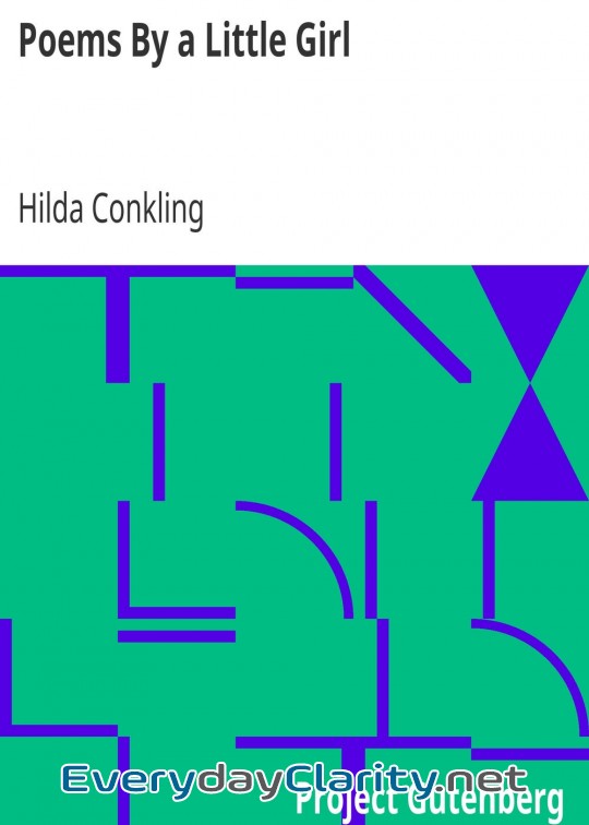 Book cover: Poems By A Little Girl