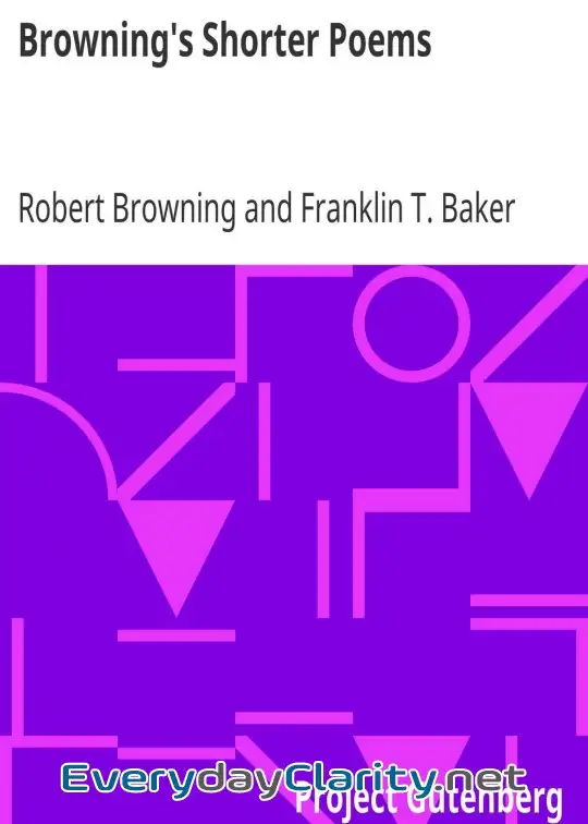 Book cover: Browning’s Shorter Poems