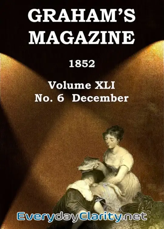 Book cover: Graham’s Magazine, Vol. Xli, No. 6, December 1852