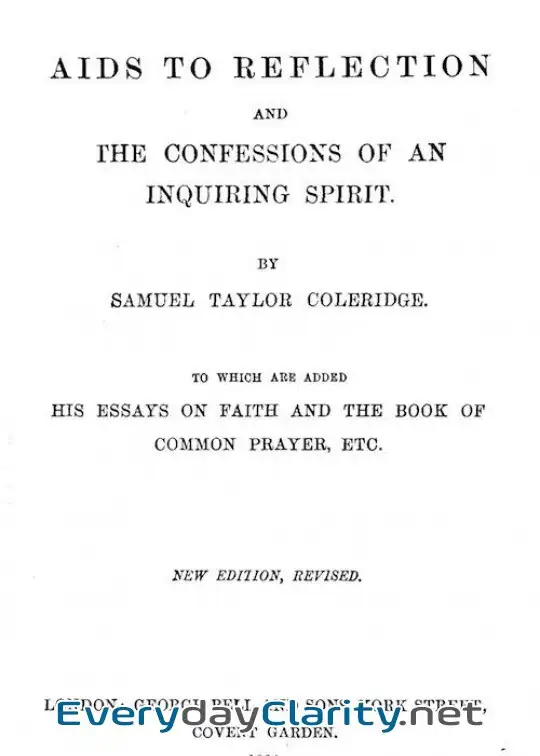 Book cover image Aids To Reflection; And, The Confessions Of An Inquiring Spirit