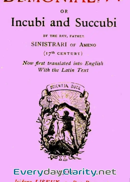 Book cover: Demoniality; Or, Incubi And Succubi