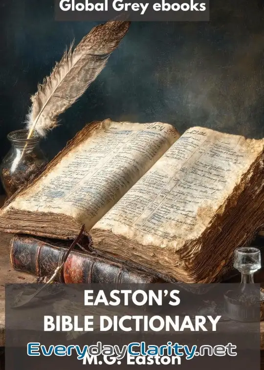 Book cover: Easton’s Bible Dictionary