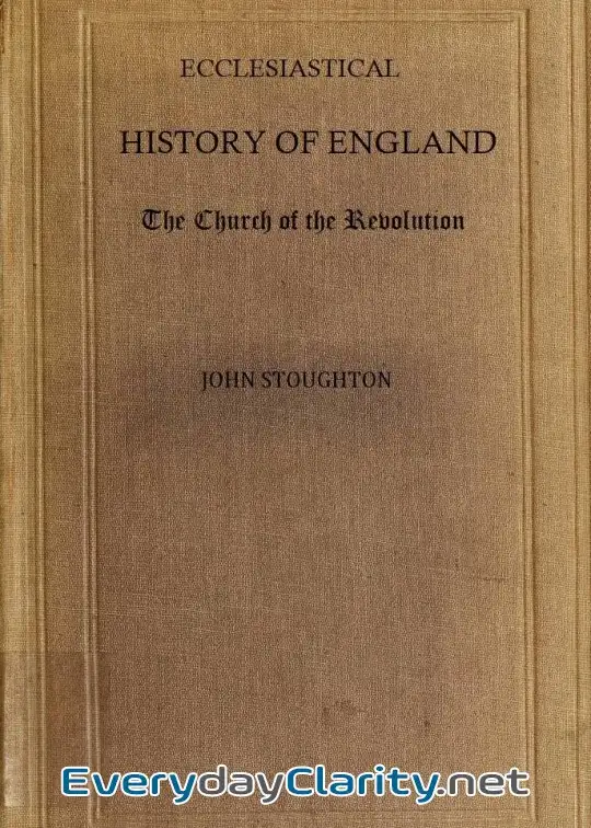 Book cover: Ecclesiastical History Of England, Volume 5-The Church Of The Revolution