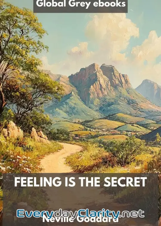 Book cover: Feeling Is The Secret